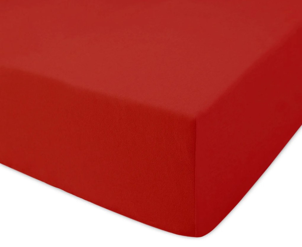 JERSEY PRESTIERADLO 029/150 160X200 CM ČERVENÉ