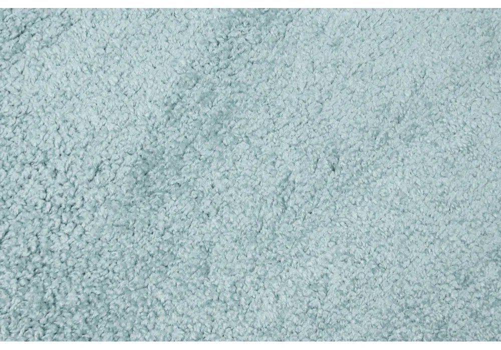 Kusový koberec Shaggy Parba svetlo modrý atyp 80x200cm