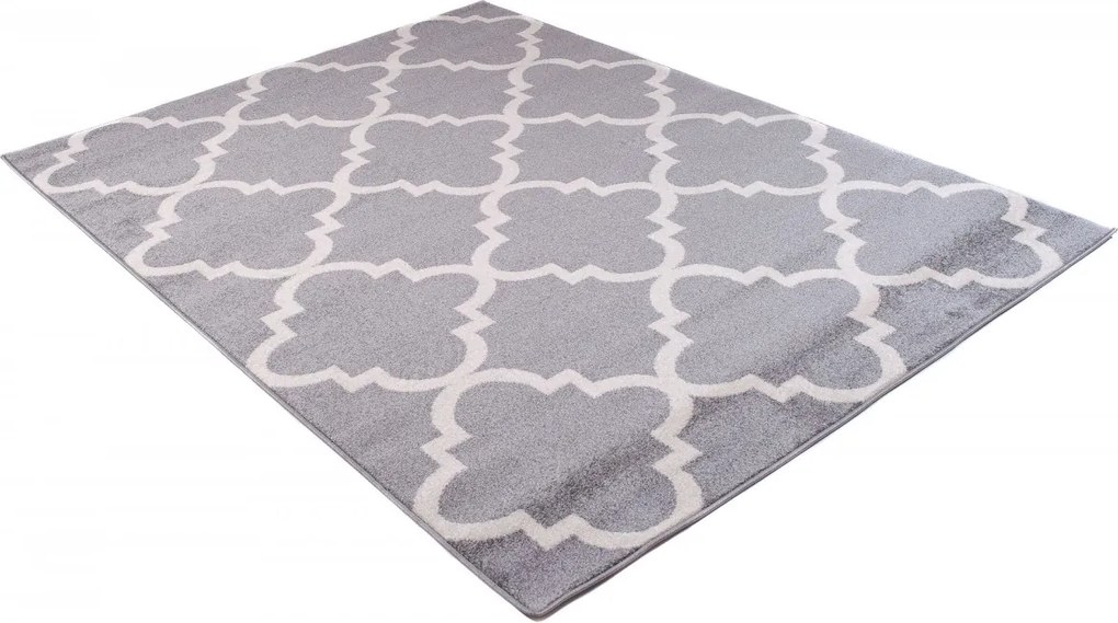 TA Koberec L386B ŠEDÁ JAWA Rozmer: 80x150 cm