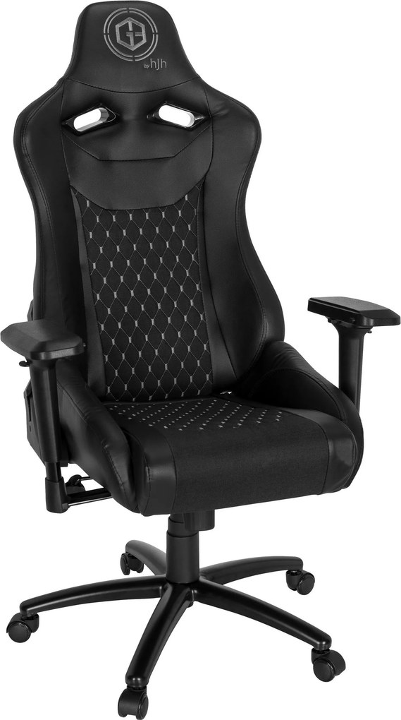 XXXLutz HERNÁ STOLIČKA, vzhľad kože, plochá tkanina, čierna MID.YOU - Online Only kancelárie - 001918033401