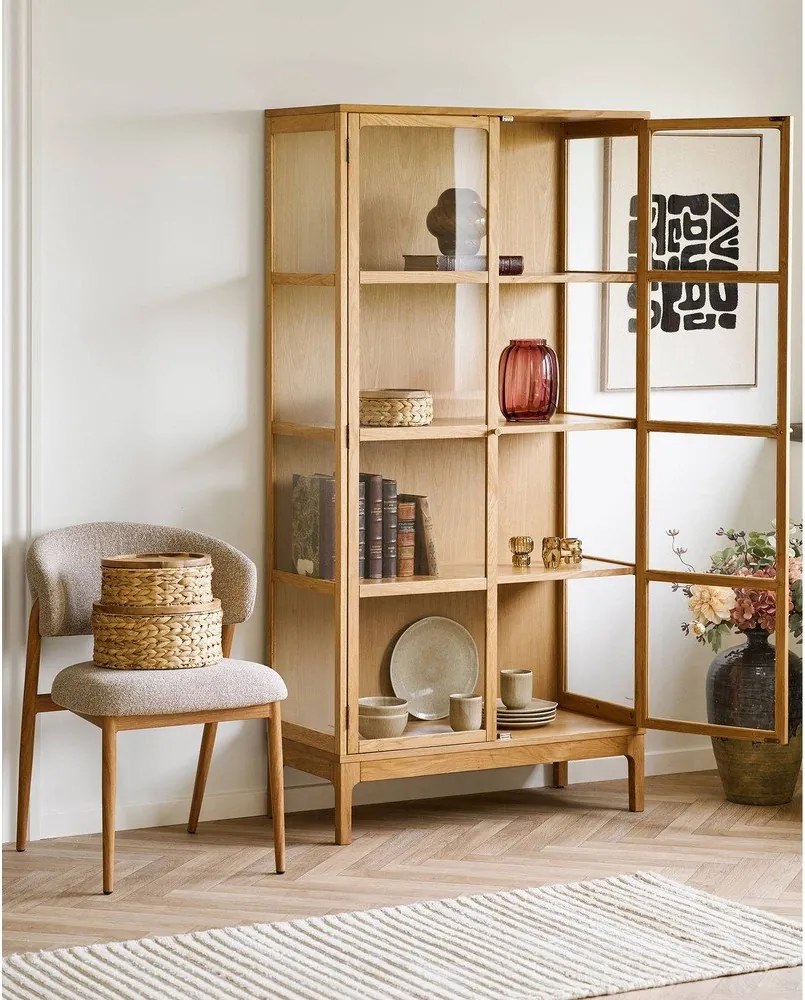 Červená sklenená ručne vyrobená váza (výška 21 cm) – House Nordic