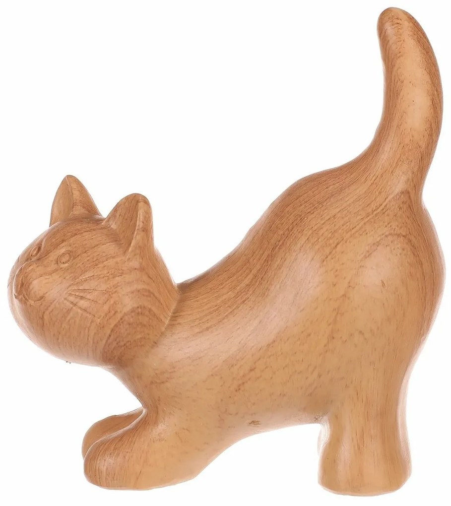 Dekorácia Mačka figúrka, polyresin, 12 x 7 x 13 cm
