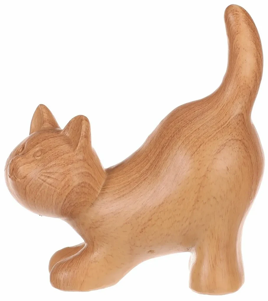 Dekorácia Mačka figúrka, polyresin, 12 x 7 x 13 cm