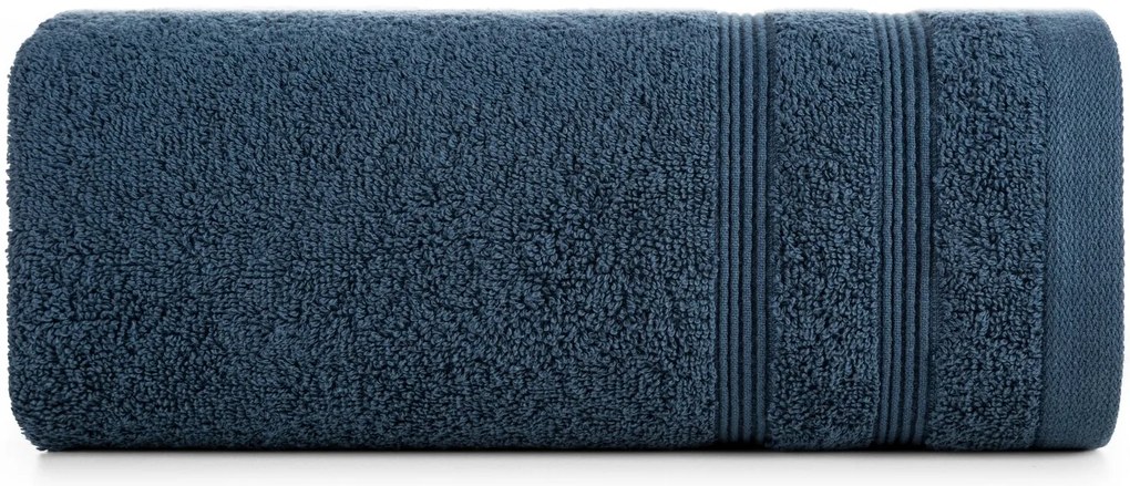 BAVLNENÝ UTERÁK ALINE 70X140 CM TMAVOMODRÁ