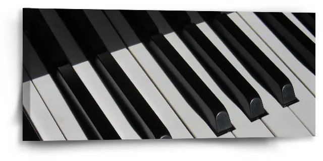 Sablio Obraz Klávesy piana - 110x50 cm