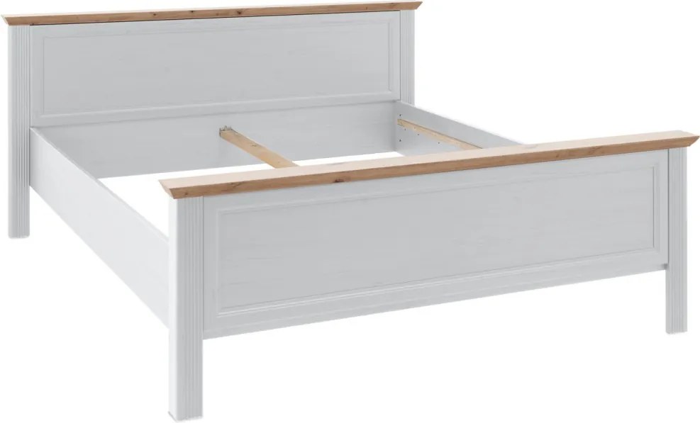 Posteľ Jasmin 180x200 cm, borovica/dub artisan