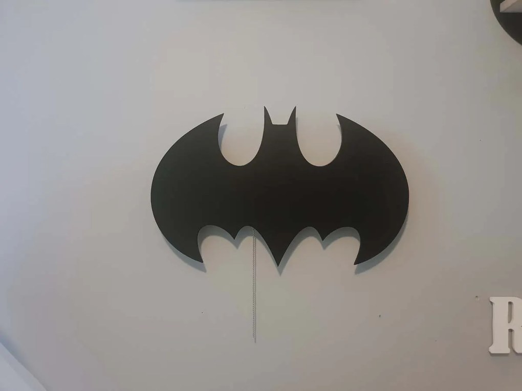 Nočná lampička batman - čierny, 31 cm