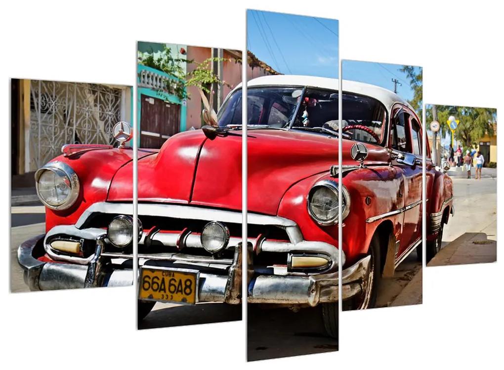 Obraz starého amerického auta (150x105 cm)