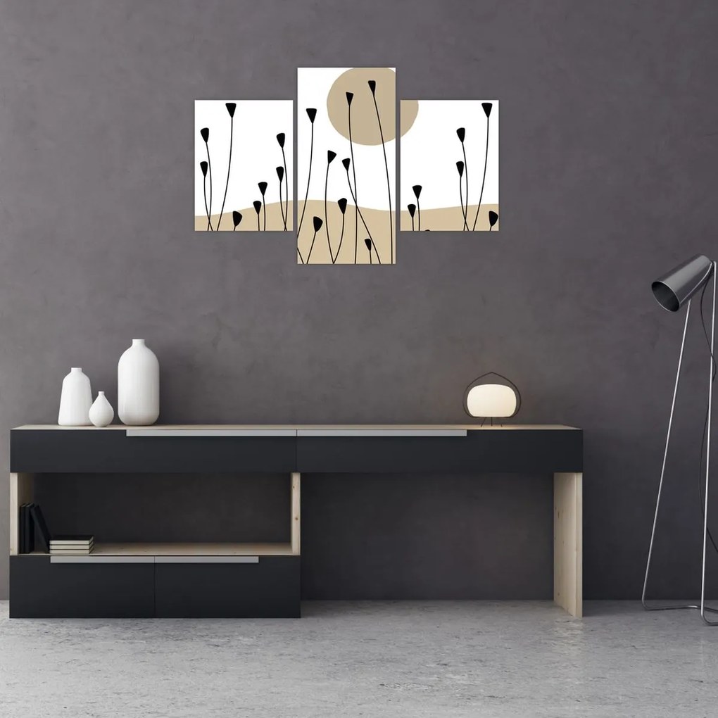 Obraz - Grafická lúka N⁰2 (90x60 cm)