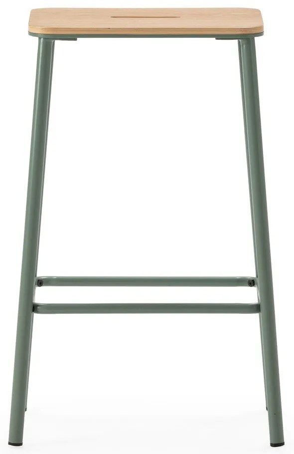 Zelené barové stoličky v súprave 2 ks (výška sedadla 65 cm) Abba – Marckeric