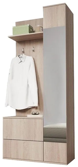 Piaski Predsieňová stena Liten dub sonoma