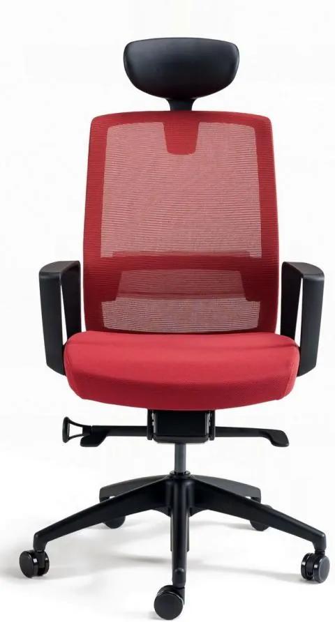 bestuhl -  BESTUHL Kancelárska stolička J17 BLACK SP červená