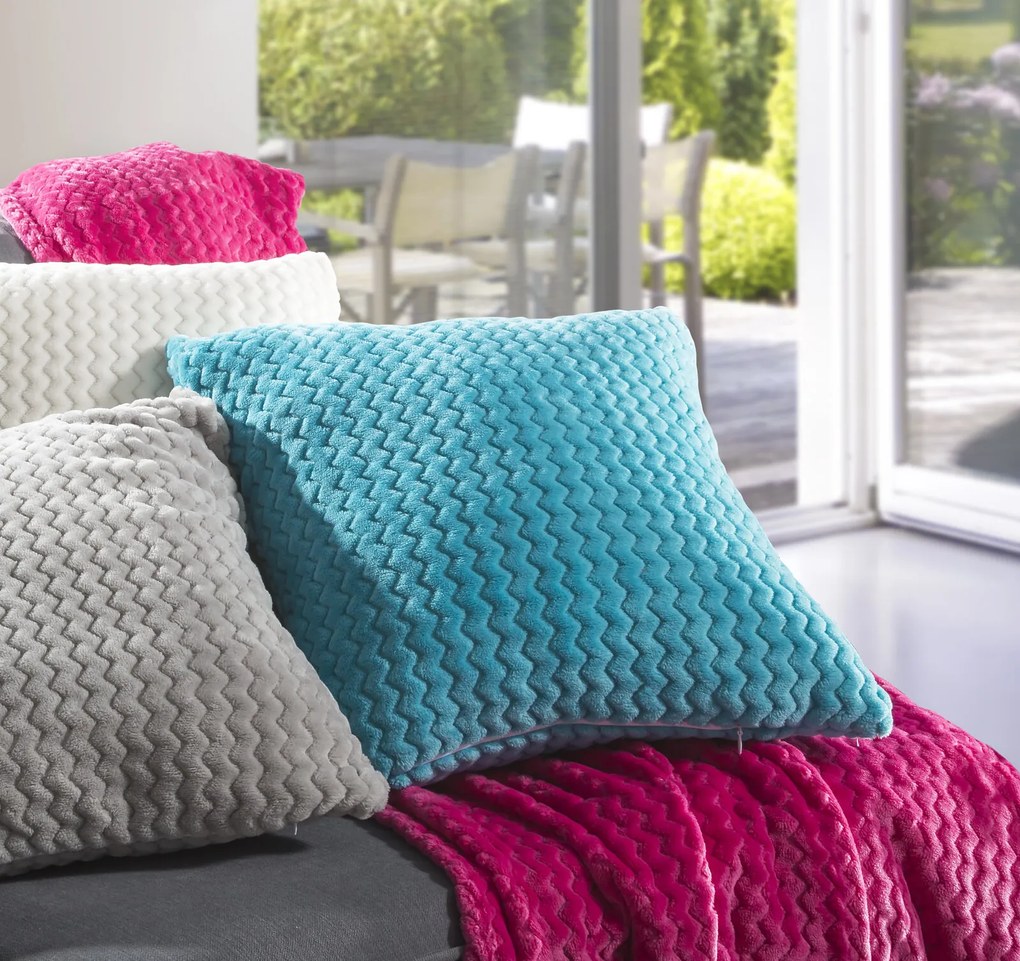 DEKORAČNÁ OBLIEČKA NA VANKÚŠ ONYX 40X40 CM HNEDÁ