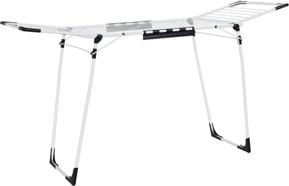 Sušiak na bielizeň BREEZE, 56,5x173x96,5cm, biela SongmicsHome