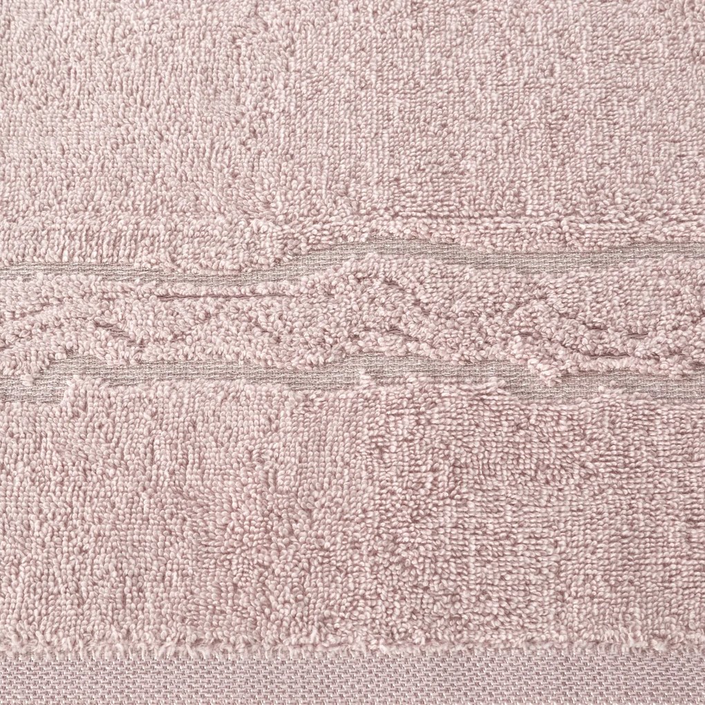 BAVLNENÝ UTERÁK KARIN 70X140 CM PUDROVÁ