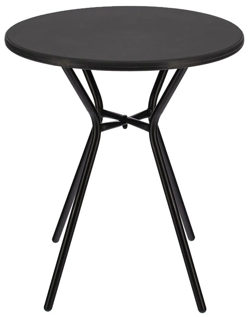 Dekorstudio Kávový stolík čierny - 60 cm
