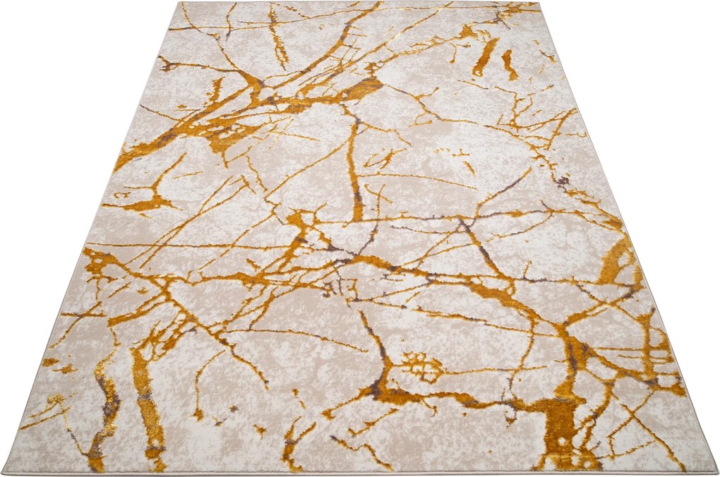 TA Koberec E365A COKME_BEIGE PES_GOLD PALERMO Rozmer: 140x200 cm