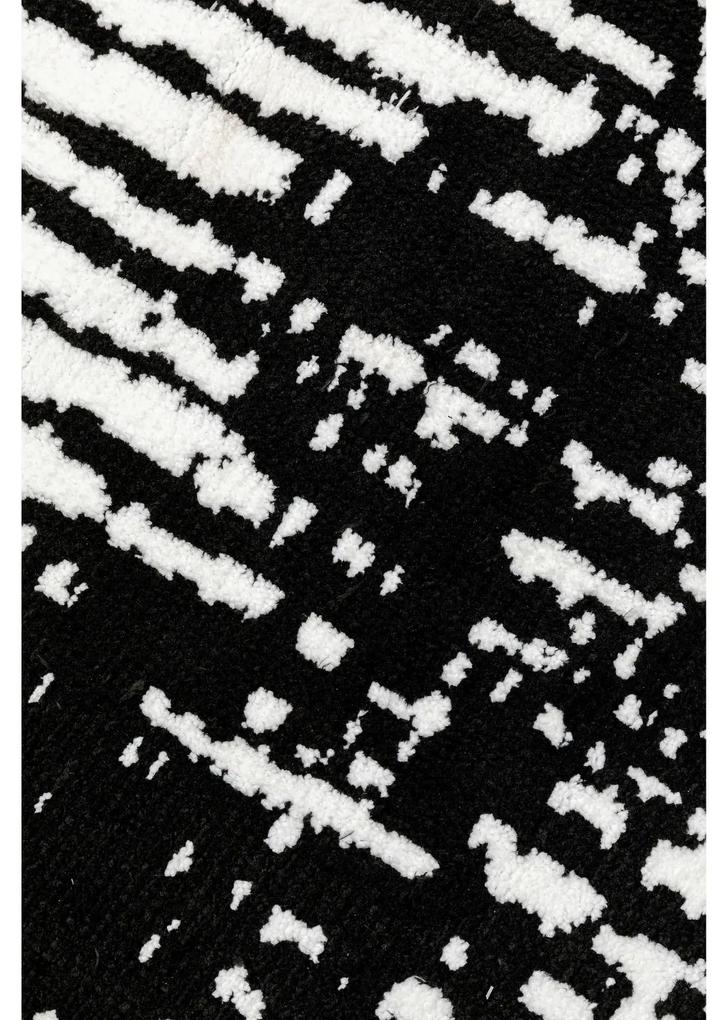 Opaco koberec bielo-čierny 170x240 cm