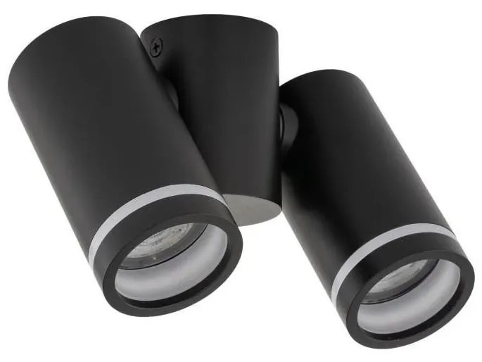 Bodové svietidlo JET SET 2xGU10/10W/230V čierna