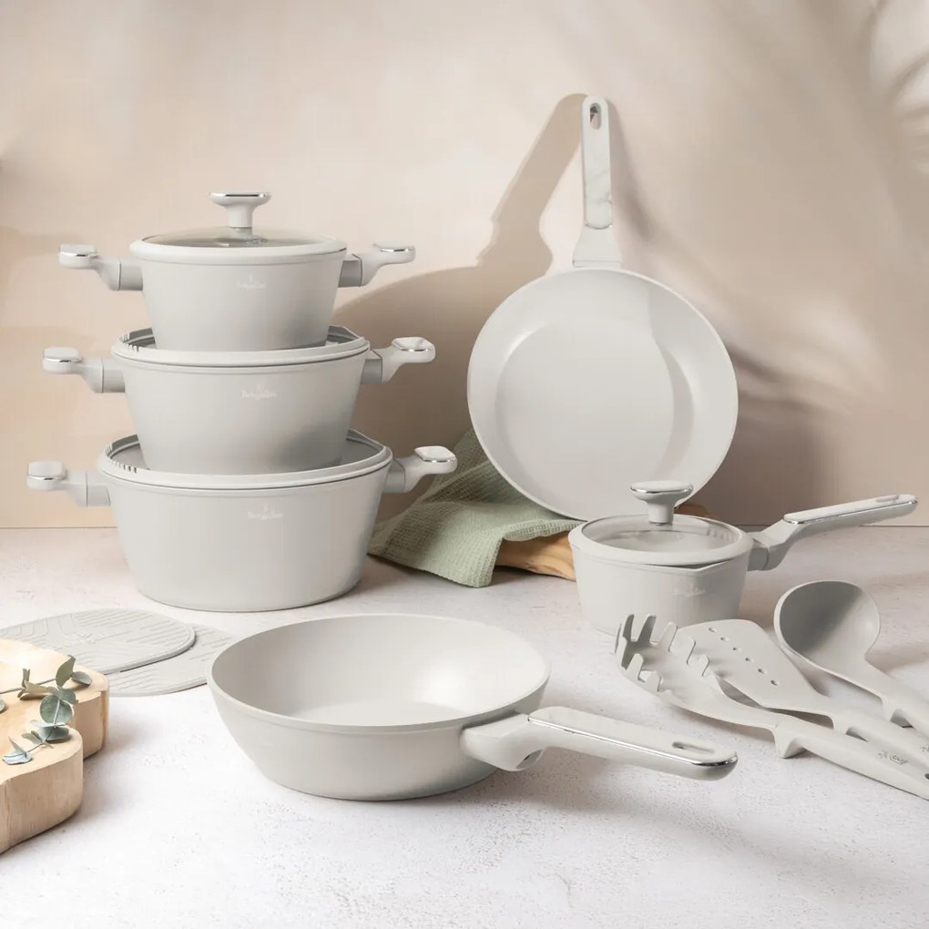 BerlingerHaus Súprava riadu s titánovým povrchom Sahara Marble, 15 ks