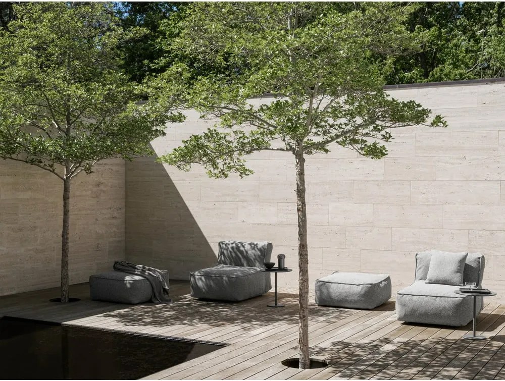 Sivá záhradná podnožka Grow – Blomus