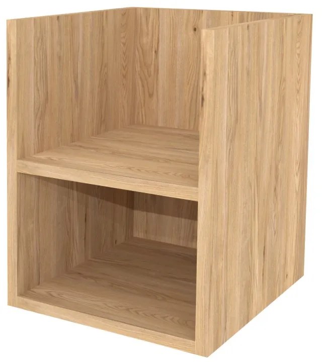 Mereo, Mereo Aira, kúpeľňová skrinka 40 cm, spodná, Multidecor, Jaseň horský, MER-CN795SJASH