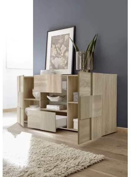 Komoda SERIAN v dekore dub Sonoma