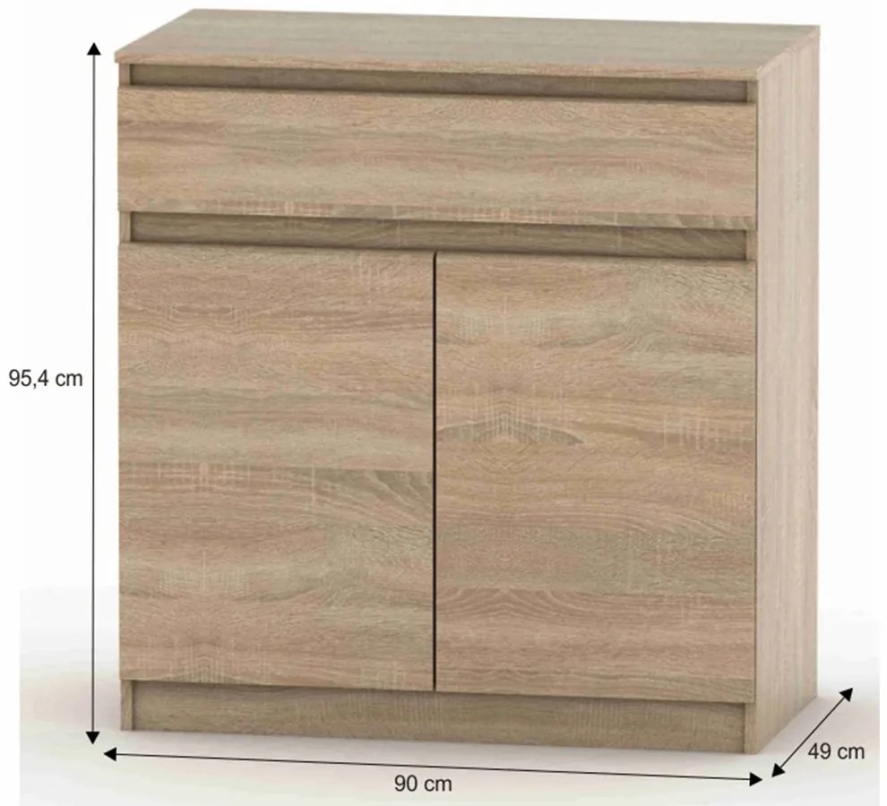 HANY NEW 007 skrinka, dub Sonoma