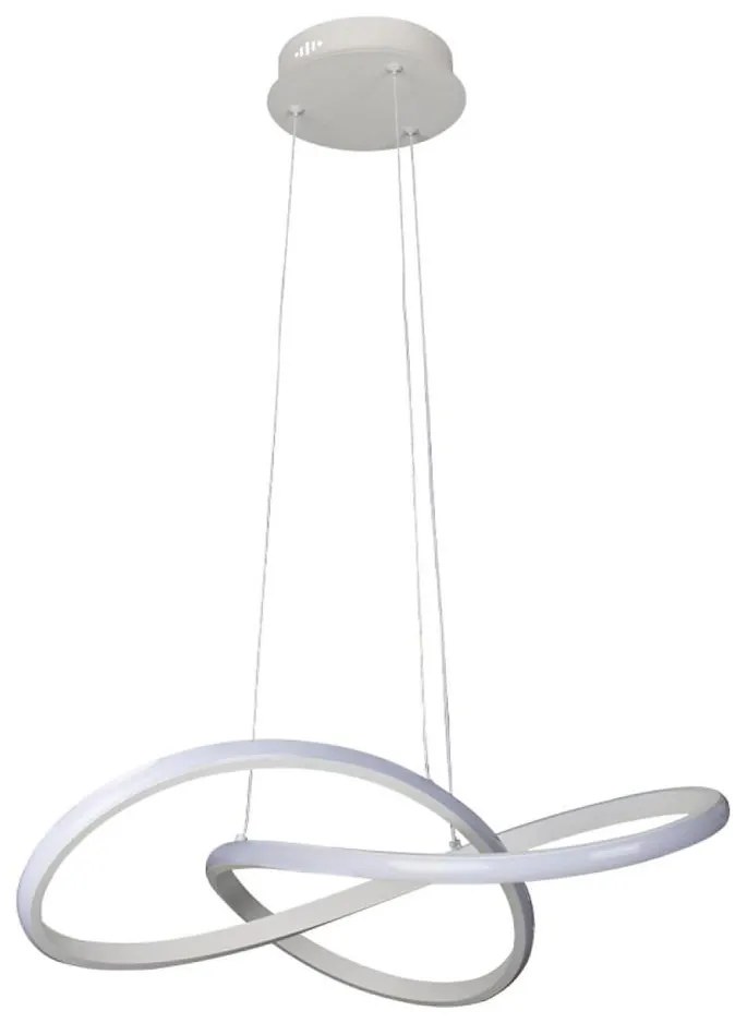 LED Stmievateľný luster na lanku LED/65W/230V 3000-6500K + diaľkové ovládanie