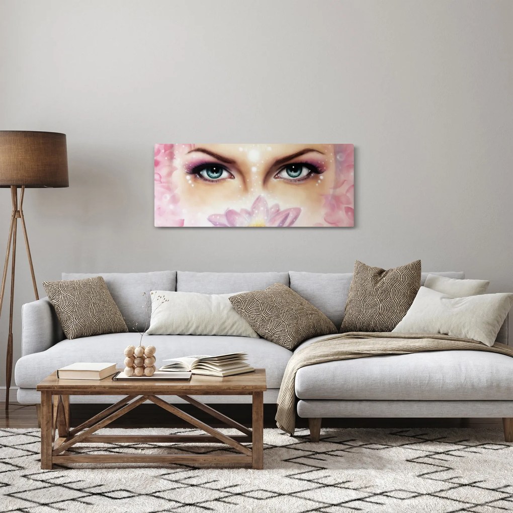 Obraz - Očarujúce oči (120x50 cm)
