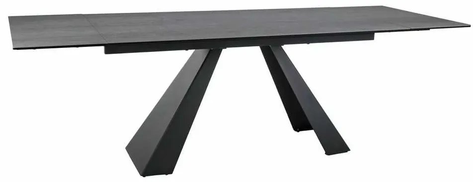 Jedálenský stôl Salvadore II, 160 x 90 cm, sivá