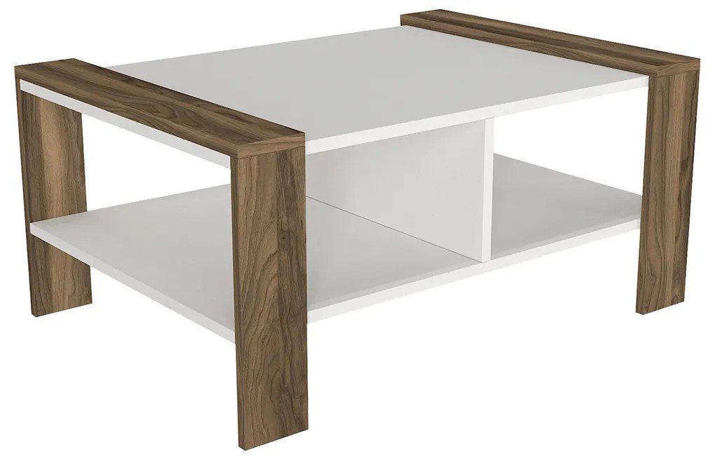 Konferenčný stolík Erica White Walnut