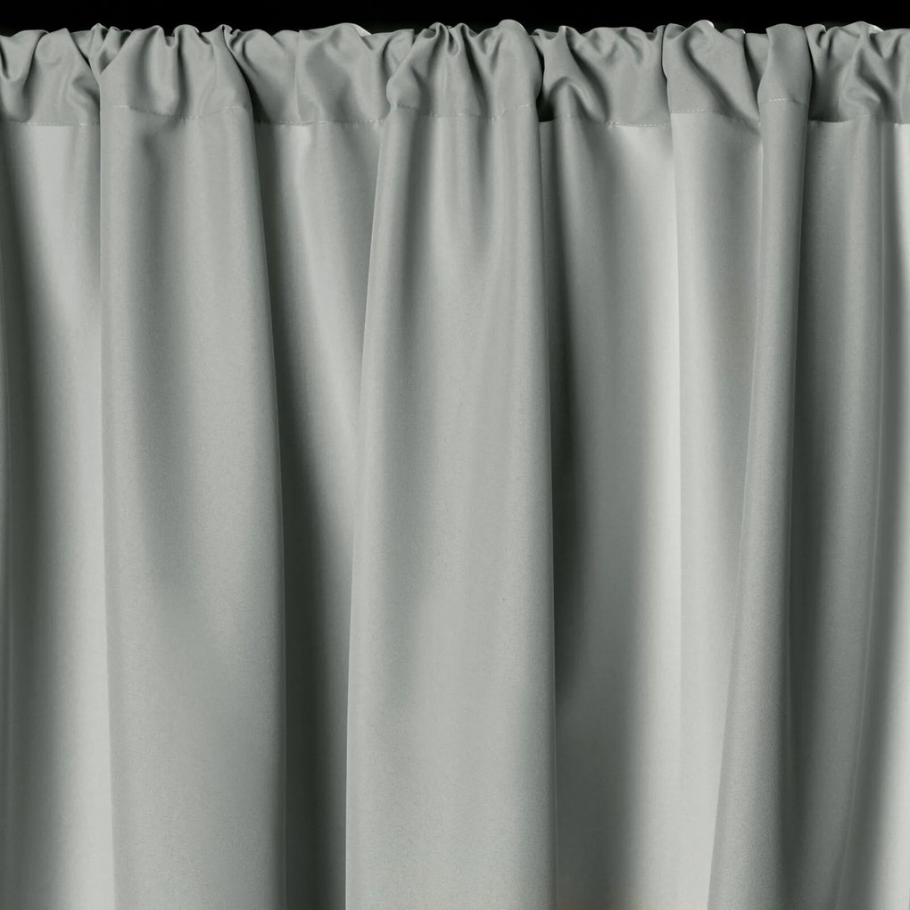 ZÁHRADNÝ VODEODOLNÝ ZÁVES NA PÁSKE GARDEN 155X200 CM STRIEBORNÁ