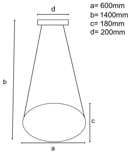 LED Stmievateľný luster na lanku LED/70W/230V 3000-6500K chróm + diaľkové ovládanie