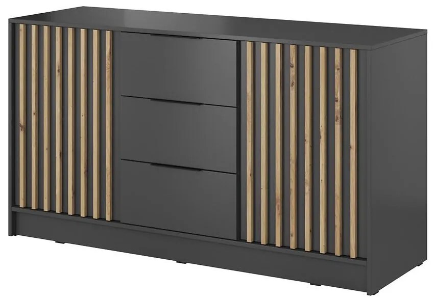 Komoda Nelly 3D Grafit/Artisan