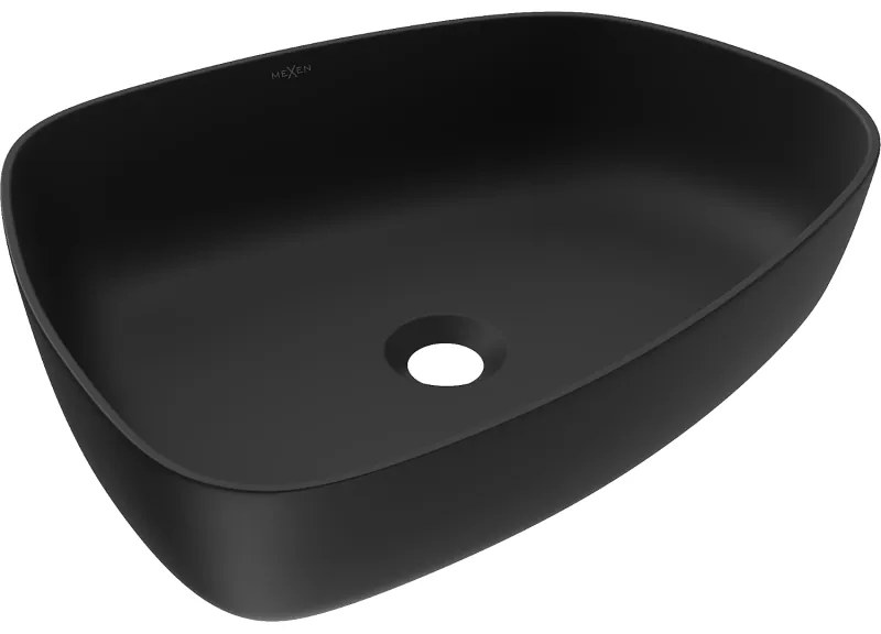 Mexen Ono, umývadlo na dosku z konglomerátu 51 x 39 cm, čierna matná, 23045171