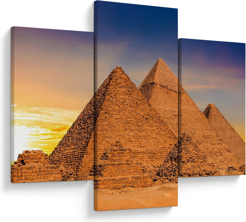 Obraz - Egyptské pyramídy (90x60 cm)