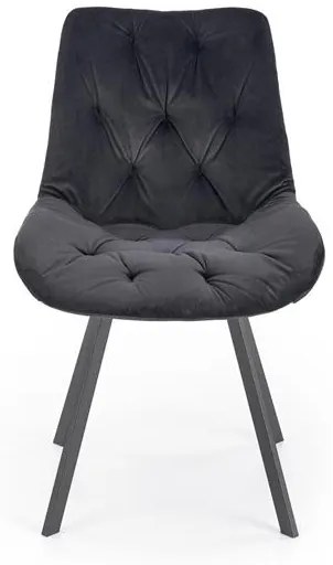 OTOČNÁ JEDÁLENSKÁ STOLIČKA TIARA ČIERNA