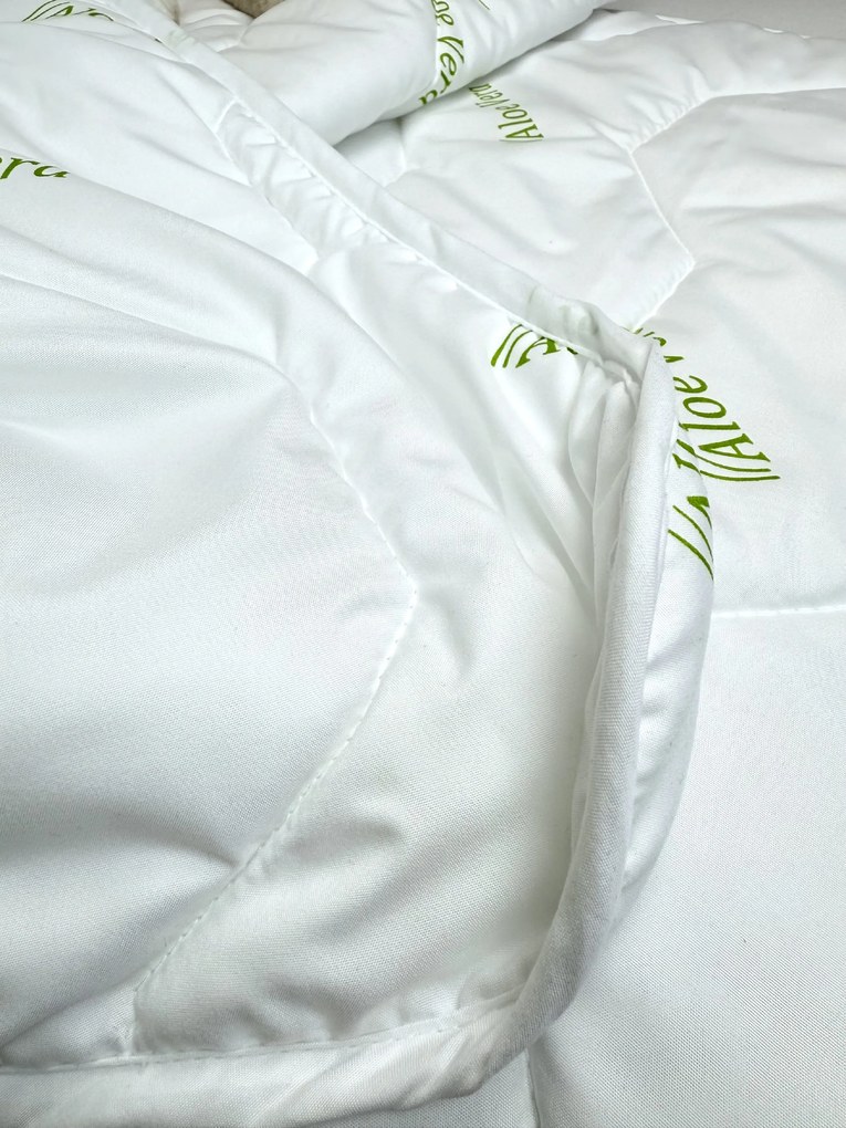 Detský letný set Aloe Vera Green – paplón a vankúš do postieľky Veľkosť: 90x130/45x65 cm