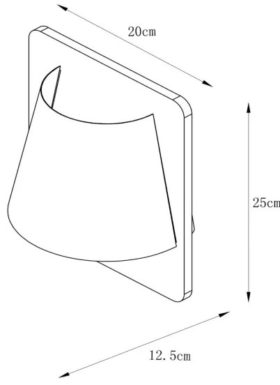 Lucide 77281/01/70 - Nástenné svietidlo IDAHO 1xE14/15W/230V hnedá