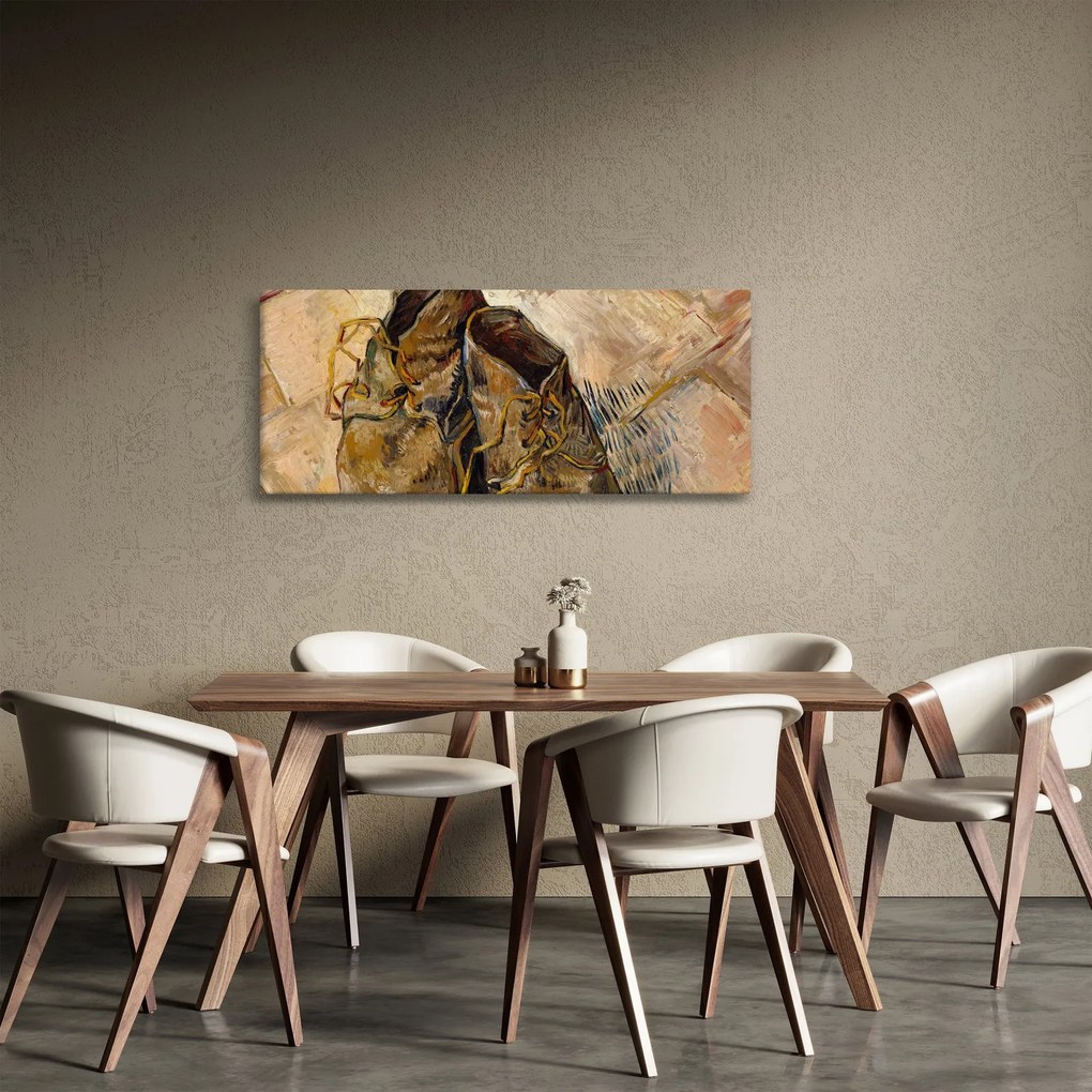 Obraz - Vincent van Gogh, Shoes, reprodukcia (120x50 cm)