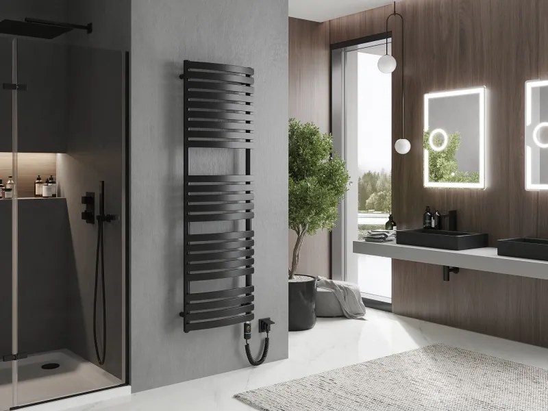 Mexen Bachus, elektrické vykurovacie teleso 1600 x 500 mm, 900 W, čierna, W109-1600-500-2900-70