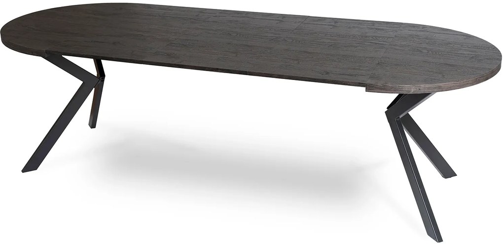 PROXIMA.store - Okrúhly stôl LUKAS FARBA: biela, FARBA NÔH: drevo