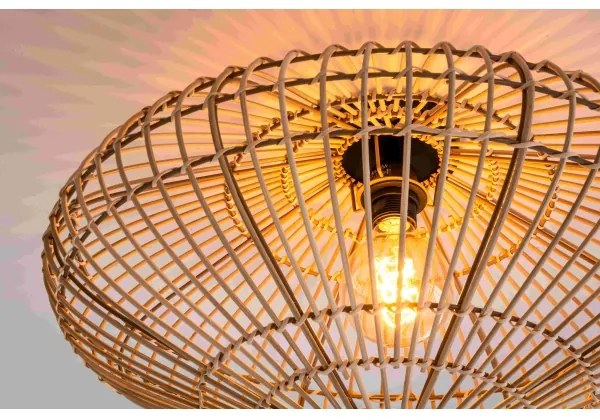 Lucide 03135/56/72 - Stropné svietidlo MAGALI 1xE27/40W/230V pr. 56 cm béžová