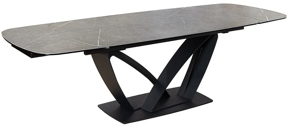 Rozťahovací keramický stôl Vallerina 180-220-260 cm grafit