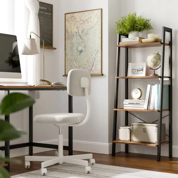 Knižnica NAVARO hnedá/čierna