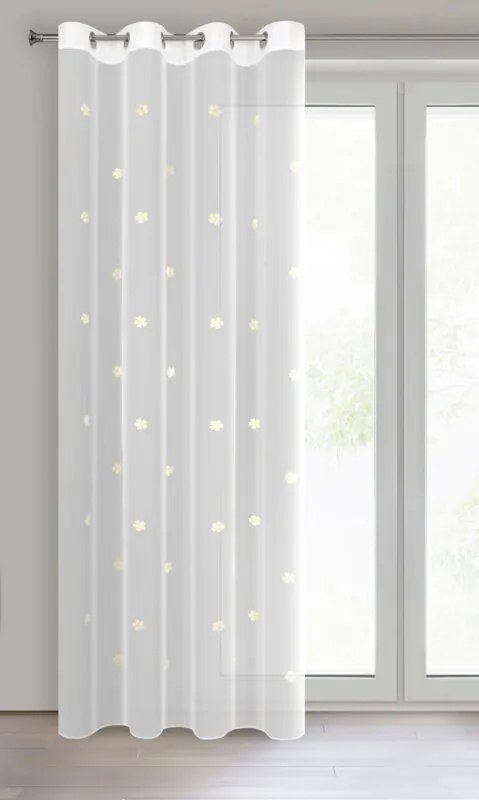 ZÁCLONA ELSA 140X250 CM BIELA