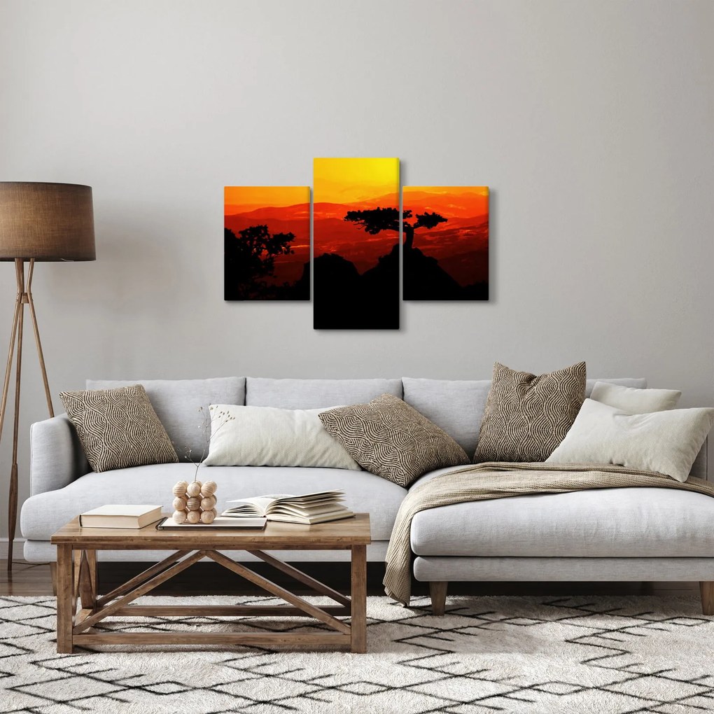 Obraz - Západ slnka (90x60 cm)