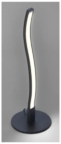 Leuchten Direkt 15128-18 - LED Stolná lampa WAWE LED/3W/230V čierna