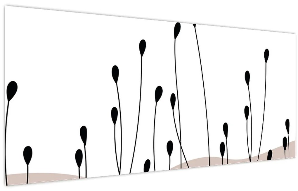 Obraz - Grafická lúka N⁰1 (120x50 cm)
